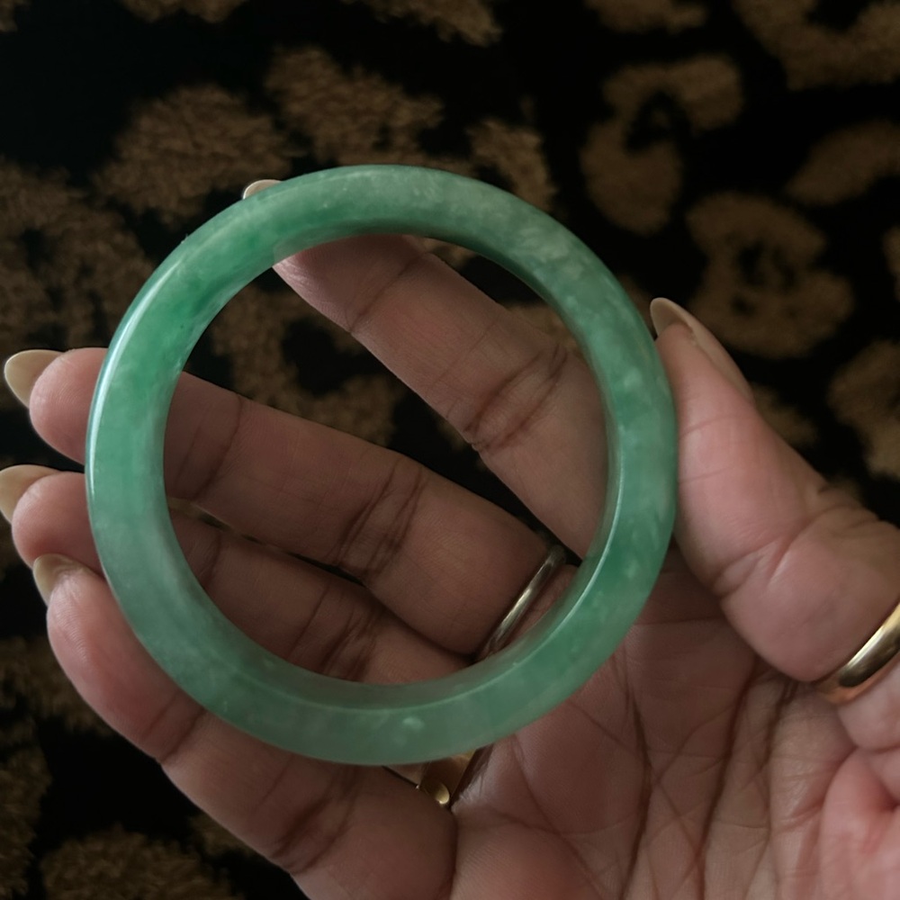 Dyed Jade Bangle from Macy’s